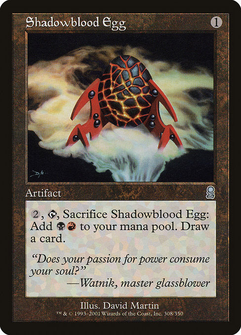 (英)【Foil】シャドーブラッドの卵 / Shadowblood Egg【ODY】 No.308