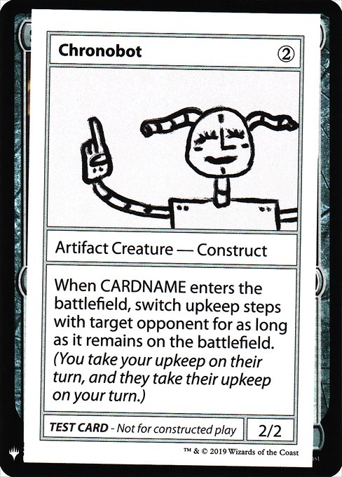 (英)Chronobot【MB1-TEST】 No.105