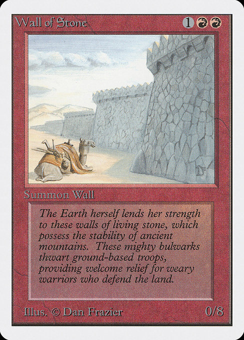 (英)石の壁 / Wall of Stone【2ED】 No.183