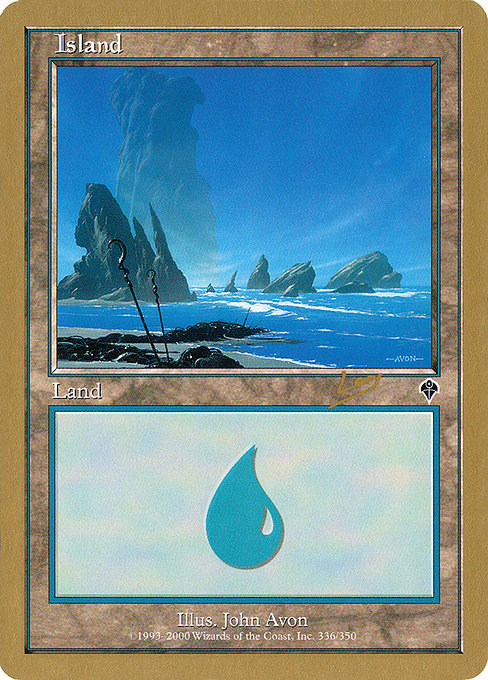 (英)島 / Island【WC02】 World Championship Decks 2002 Raphael Levy 金枠 No.105