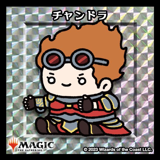 ちびキャラシール チャンドラ(シルバー)