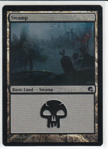 (英)【Foil】沼 / Swamp【GRAVE】 No.029