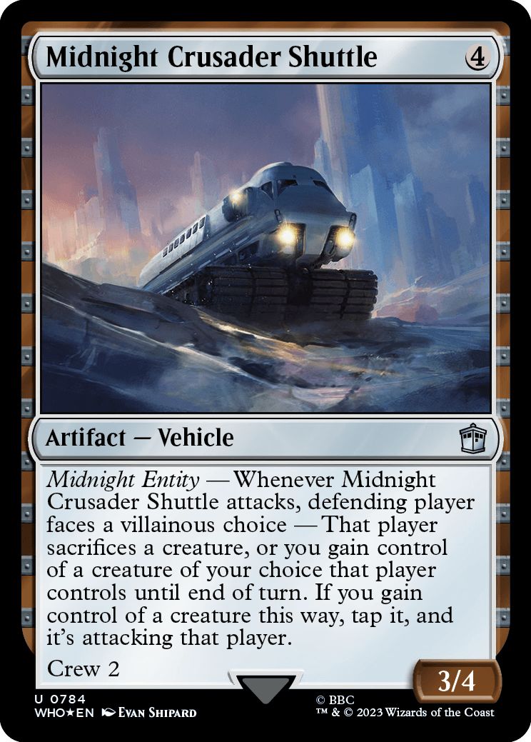 (英)【Surge-Foil】ミッドナイト・クルセイダー・シャトル / Midnight Crusader Shuttle【WHO】 No.0784