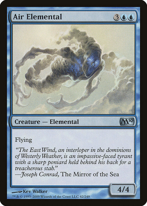 (英)【Foil】大気の精霊 / Air Elemental【M10】 No.042