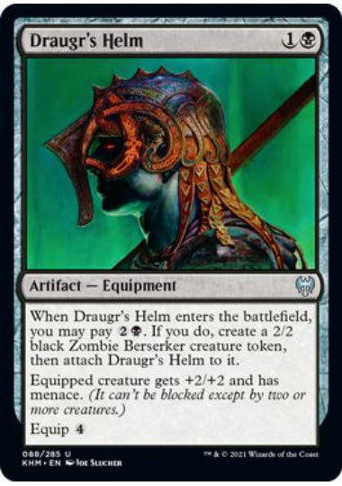 (英)【Foil】ドローガーの兜 / Draugr's Helm【KHM】 No.088