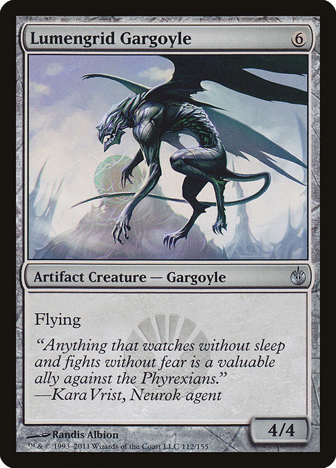 (英)【Foil】ルーメングリッドのガーゴイル / Lumengrid Gargoyle【MBS】 No.112