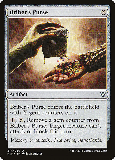 (英)【Foil】贈賄者の財布 / Briber's Purse【KTK】 No.217