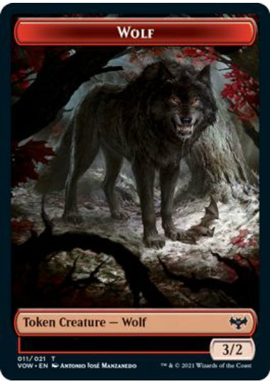 (英)狼トークン / Wolf Token【VOW-TOKEN】 No.011