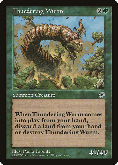 (英)轟きのワーム / Thundering Wurm【POR】 No.189