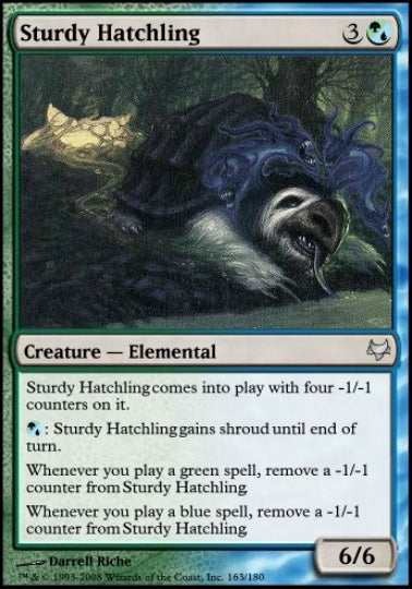 (英)【Foil】頑丈な雛 / Sturdy Hatchling【EVE】 No.163