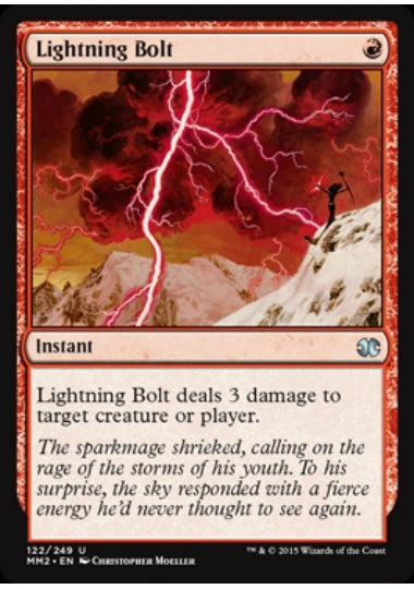 (英)【Foil】稲妻 / Lightning Bolt【MM2】 No.122
