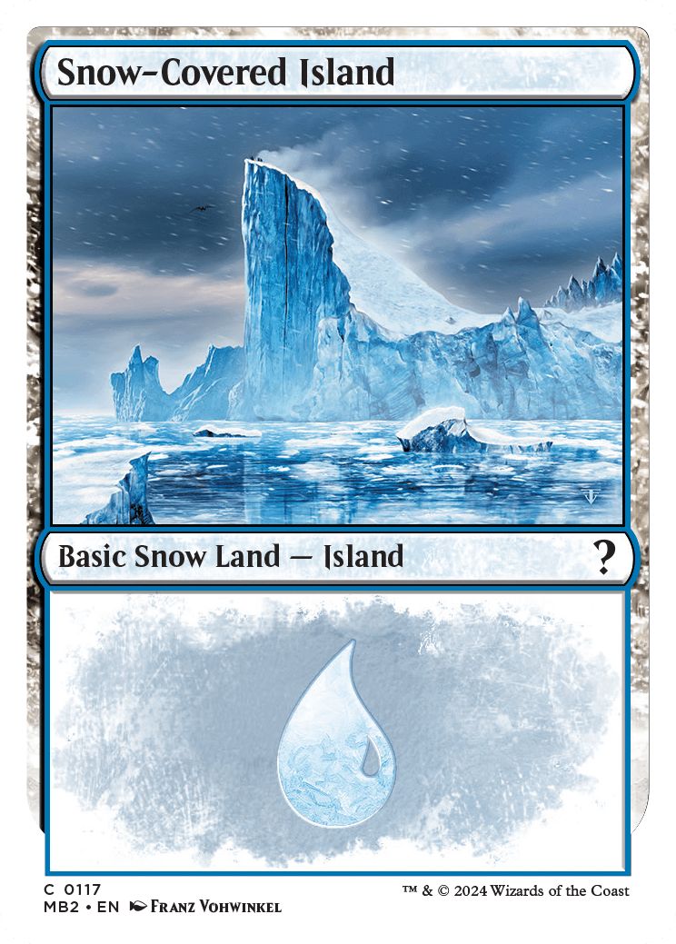 (英)冠雪の島 / Snow-Covered Island【MB2】 No.117