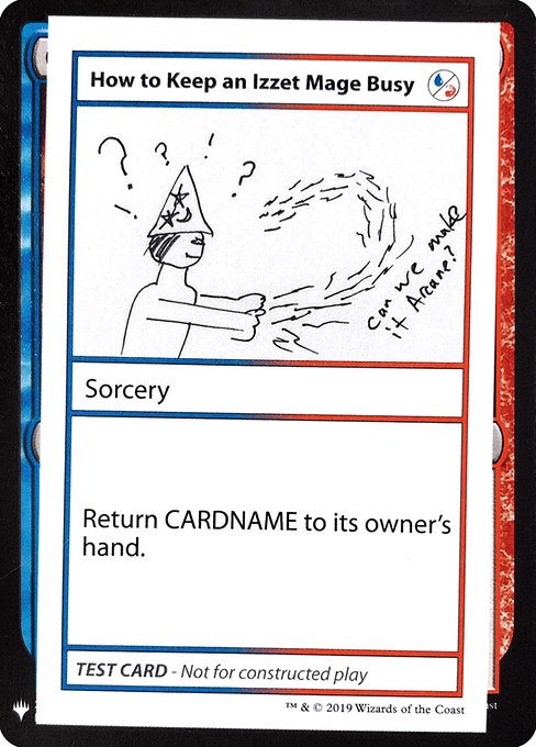(英)How to Keep an Izzet Mage Busy【MB1-TEST】 No.093