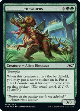 (英)【Foil】________-o-saurus【UNF】 No.148