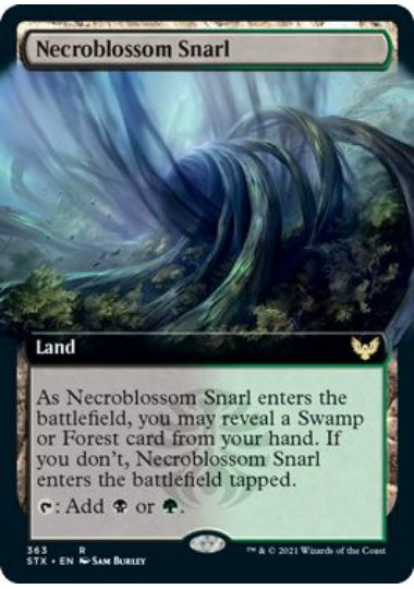 (英)屍花の交錯 / Necroblossom Snarl ★拡張枠★ 【STX】 No.363