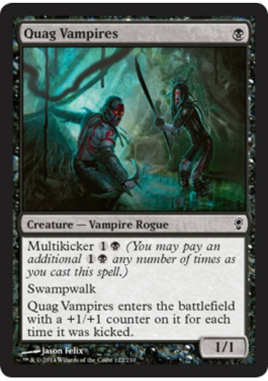 (英)【Foil】泥地の吸血鬼 / Quag Vampires【CNS】 No.122