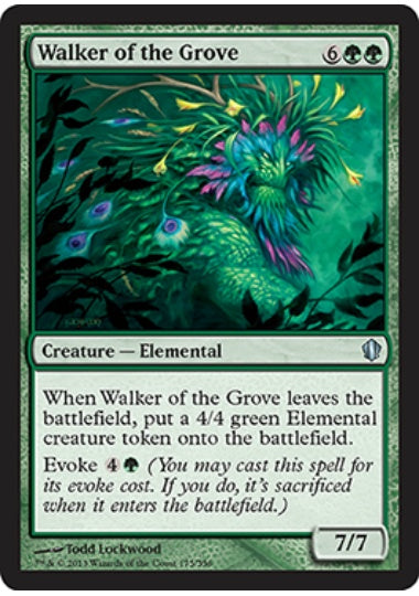 (英)木立を歩むもの / Walker of the Grove【C13】 No.175
