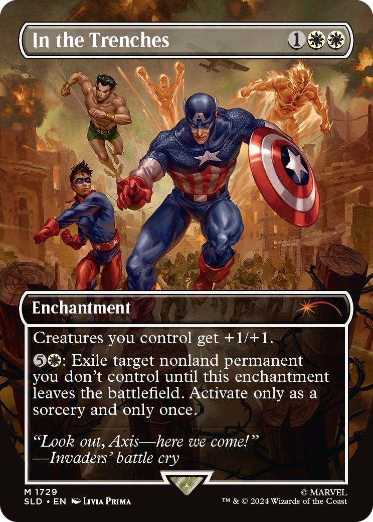 (英)戦闘態勢 / In the Trenches【SLD】 Secret Lair x Marvel's Captain America No.1729