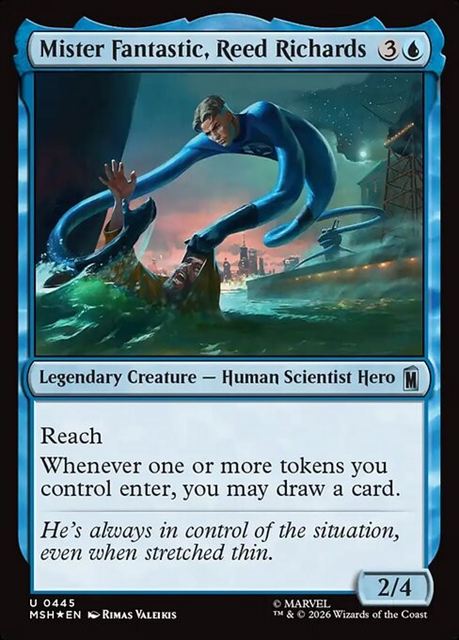 (英)【Surge-Foil】Mister Fantastic, Reed Richards / Mister Fantastic, Reed Richards【MSH】 No.445