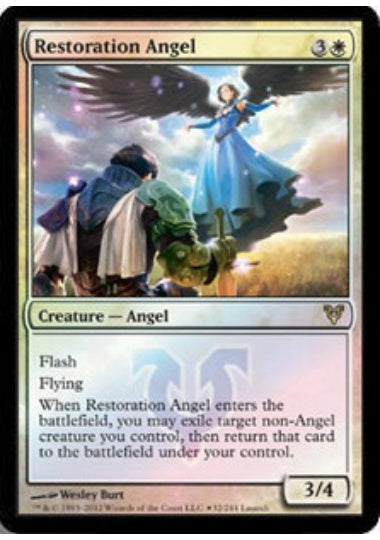 (英)【Foil】修復の天使 / Restoration Angel【PRM】発売記念週末プロモ No.004