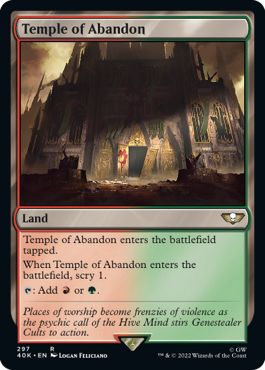 (英)奔放の神殿 / Temple of Abandon【40K】 No.297