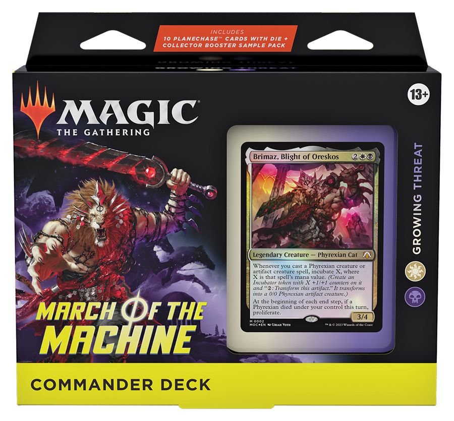 (英)機械兵団の進軍 統率者デッキ「高まる脅威」 / March of the Machine Commander Deck "Growing Threat"【BOX】 ※発送方法は「ゆうパック」を選択してください。