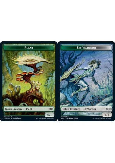 (英)【Foil】植物トークン / Plant TokenNo.016 - エルフ・戦士トークン / Elf Warrior Token【2XM-TOKEN】 No.021