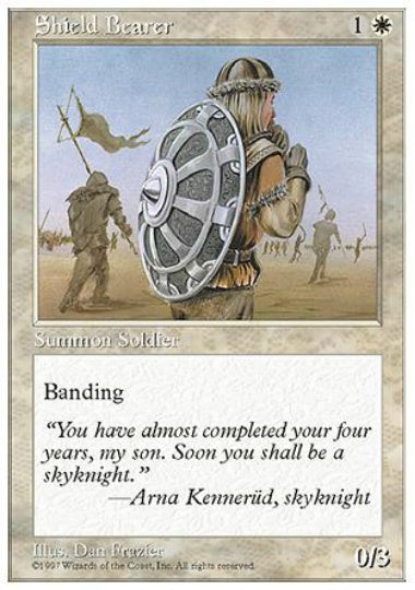 (英)盾持ち / Shield Bearer【5ED】 No.062
