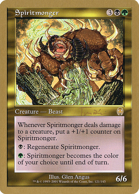 (英)魂売り / Spiritmonger【WC01】 World Championship Decks 2001 Jan Tomcani 金枠 No.069