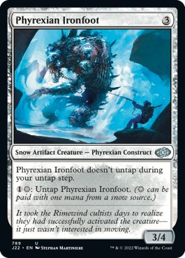 (英)ファイレクシアの鉄足 / Phyrexian Ironfoot【J22】 No.789