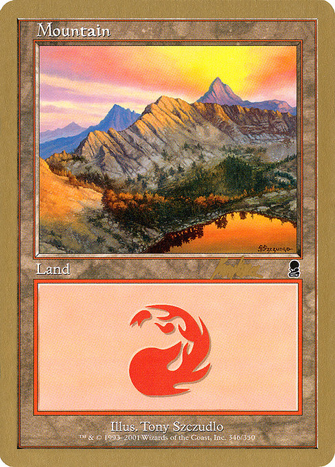 (英)山 / Mountain【WC02】 World Championship Decks 2002 Brian Kibler 金枠 No.120
