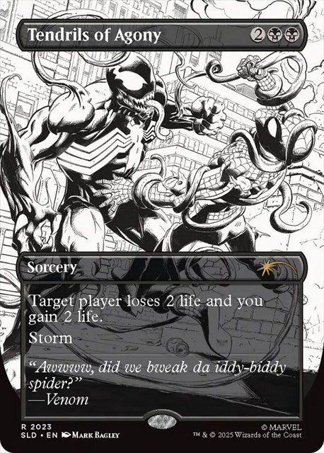 (英)苦悶の触手 / Tendrils of Agony【SLD】 Secret Lair x Marvel's Spider-Man: Venom Unleashed (Inks) No.2023