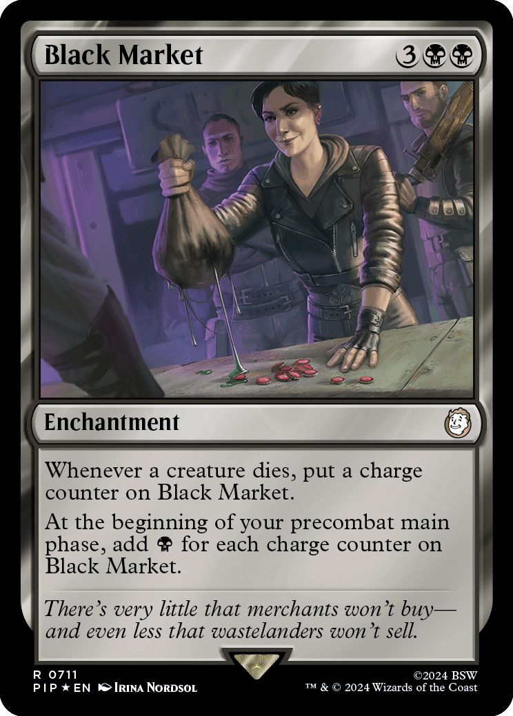 (英)【Surge-Foil】闇市場 / Black Market【PIP】 No.0711