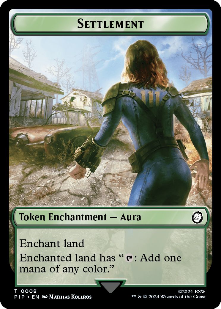 (英)居住地トークン / Settlement Token No.008 - 食物トークン / Food Token【PIP-TOKEN】 No.013