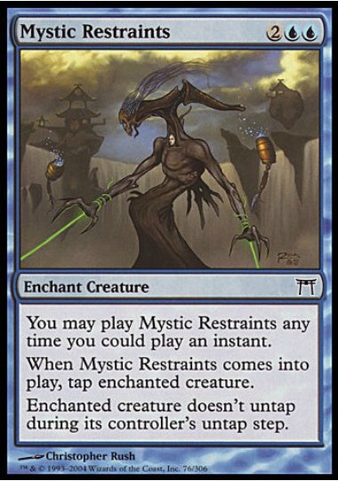 (英)【Foil】秘教の抑制 / Mystic Restraints【CHK】 No.076