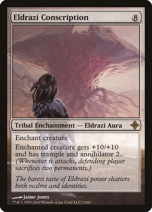 (英)エルドラージの徴兵 / Eldrazi Conscription【ROE】 No.003
