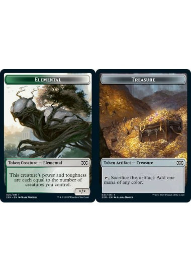 (英)【Foil】エレメンタルトークン / Elemental TokenNo.020 - 宝物トークン / Treasure Token【2XM-TOKEN】 No.027