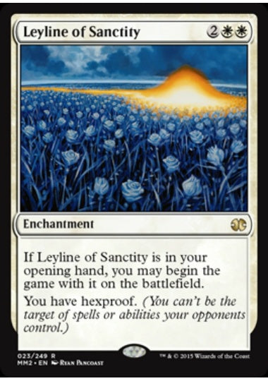 (英)神聖の力線 / Leyline of Sanctity【MM2】 No.023