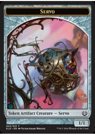 (英)霊気装置トークン / Servo Token【KLD-TOKEN】 No.005