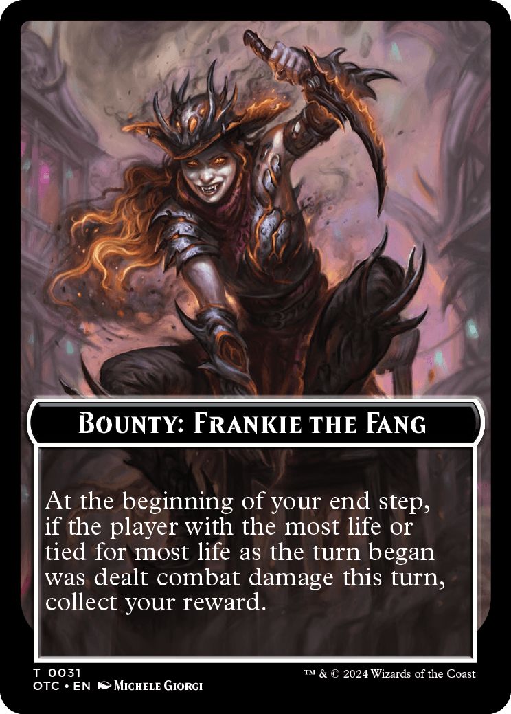 (英)賞金首：振り牙のフランキー / Bounty: Frankie The Fang【OTC-TOKEN】 No.031