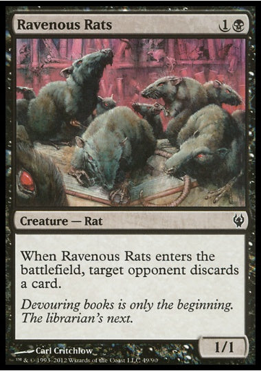 (英)貪欲なるネズミ / Ravenous Rats【IVSG】 No.049