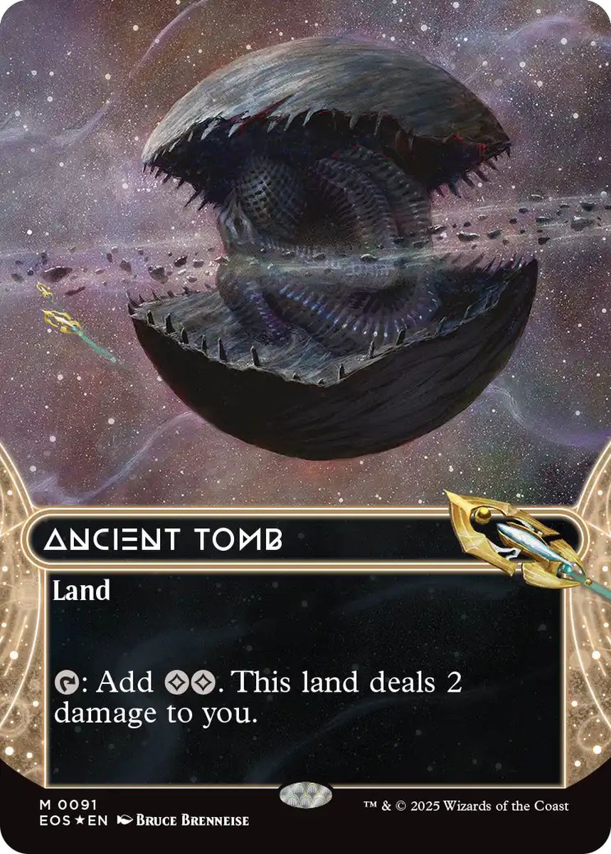 (英)【ギャラクシーFoil】古えの墳墓 / Ancient Tomb ★ボーダーレス★(「星景」) 【EOS】 No.091