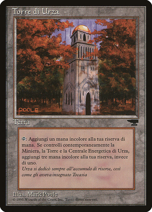 (イタリア語)Torre di Urza / Urza's Tower【REN】 (森) No.066