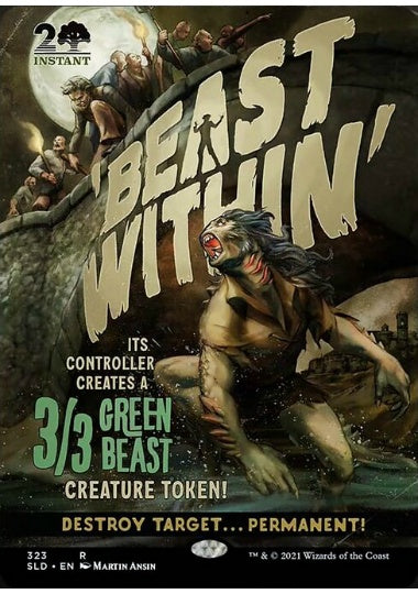 (英)【Foil】内にいる獣 / Beast Within【SLD】Monster Movie Marathon No.323