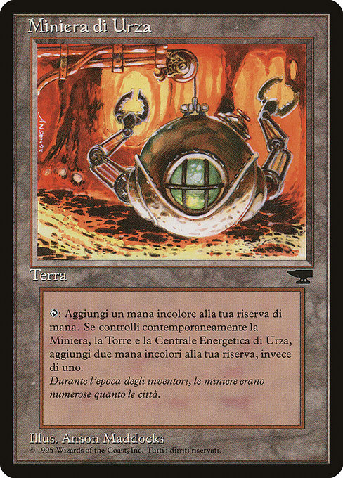 (イタリア語)Miniera di Urza / Urza's Mine【REN】 (掴む球体) No.058