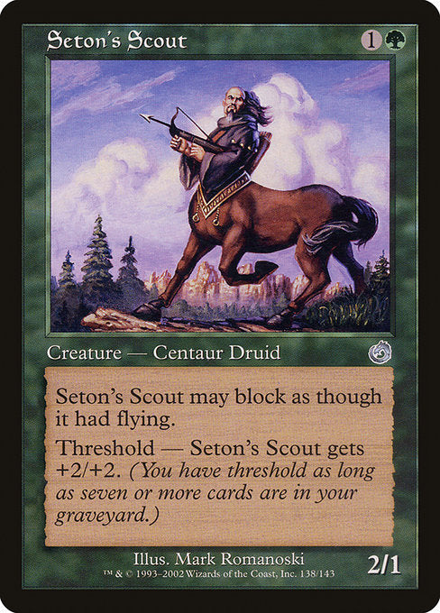(英)【Foil】シートンの斥候 / Seton's Scout【TOR】 No.138