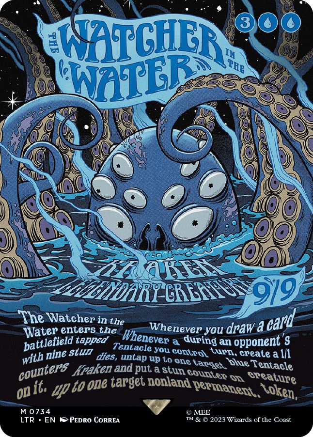 (英)水中の監視者 / The Watcher in the Water ★ボーダーレス★(ポスター) 【LTR】 No.734