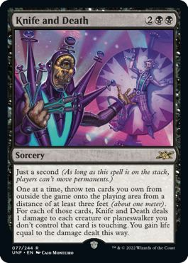 (英)【Foil】Knife and Death【UNF】 No.077
