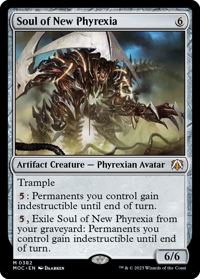 (英)新たなるファイレクシアの魂 / Soul of New Phyrexia【MOC】 No.382