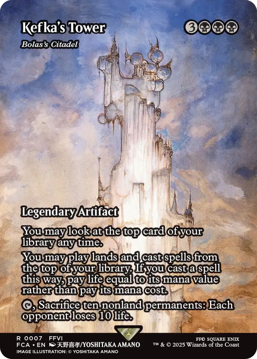 (英)【Foil】がれきの塔 / Kefka's Tower[ボーラスの城塞 / Bolas's Citadel] ★ショーケース枠★(FINAL FANTASY・継承史カード) 【FCA】 No.007